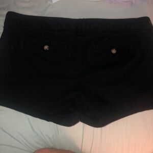 Arizona Jeans Company Women’s 15 Shortie Shorts New with Tag Black Button Zip